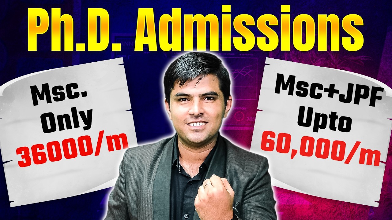 PhD Without NET/JRF? |  ₹36,000&ndash;₹60,000 Fellowship | SRM University