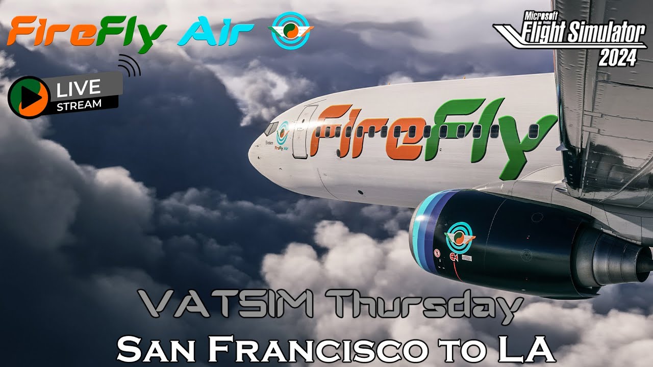 VATSIM Thursday | San Francisco to Los Angeles | PMDG 737-800 | MSFS 2024 ✈️