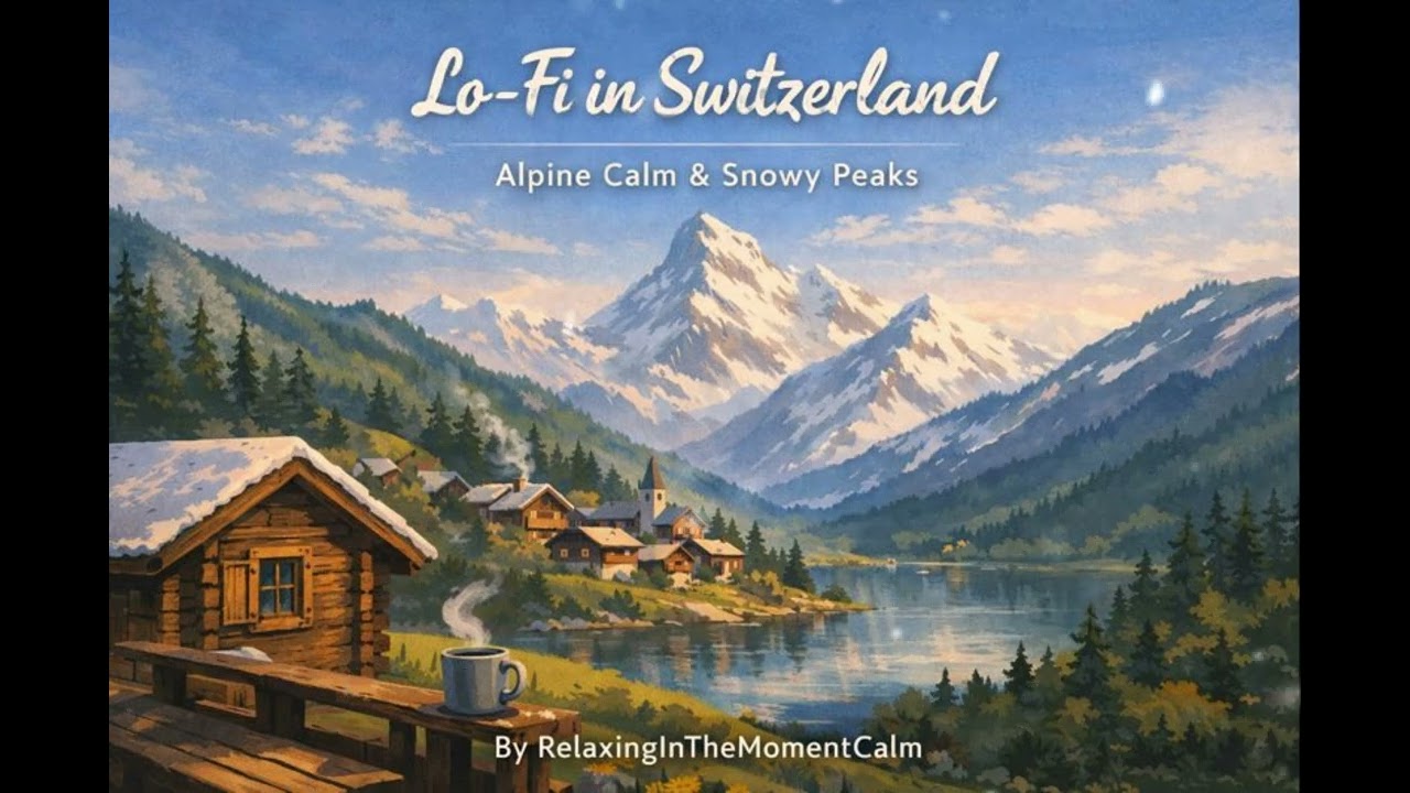 Lo-Fi in Switzerland | Alpine Calm & Snowy Peaks ❄️🏔️
