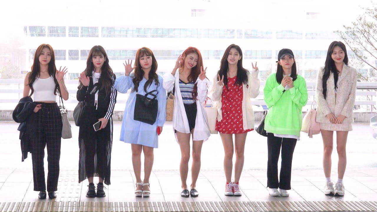 190425 러블리즈(Lovelyz) 출국 직캠(Fancam) @인천국제공항(Incheon Airport)