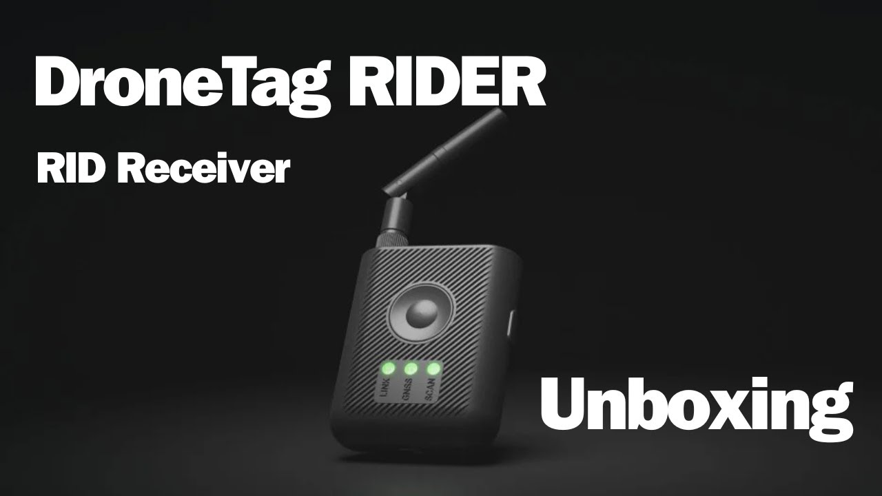 Dronetag RIDER, Remote ID Receiver. Unboxing.