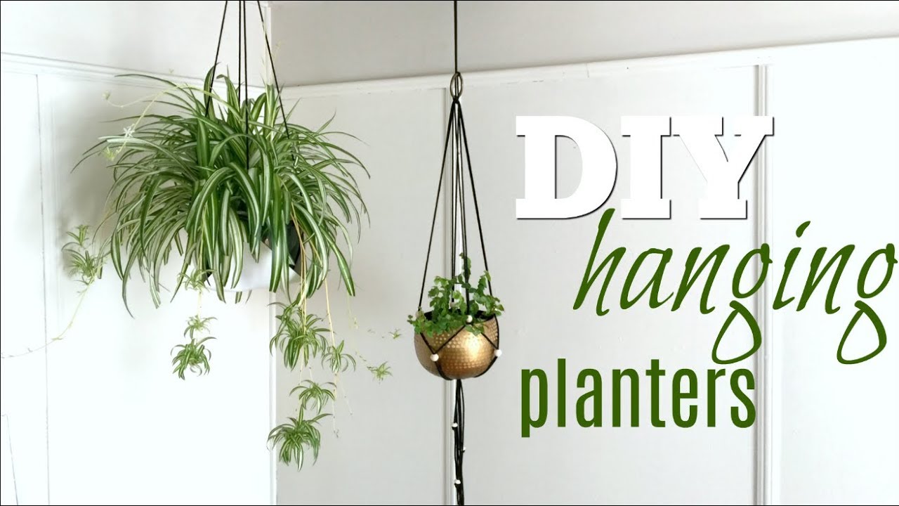 DIY Hanging Planters