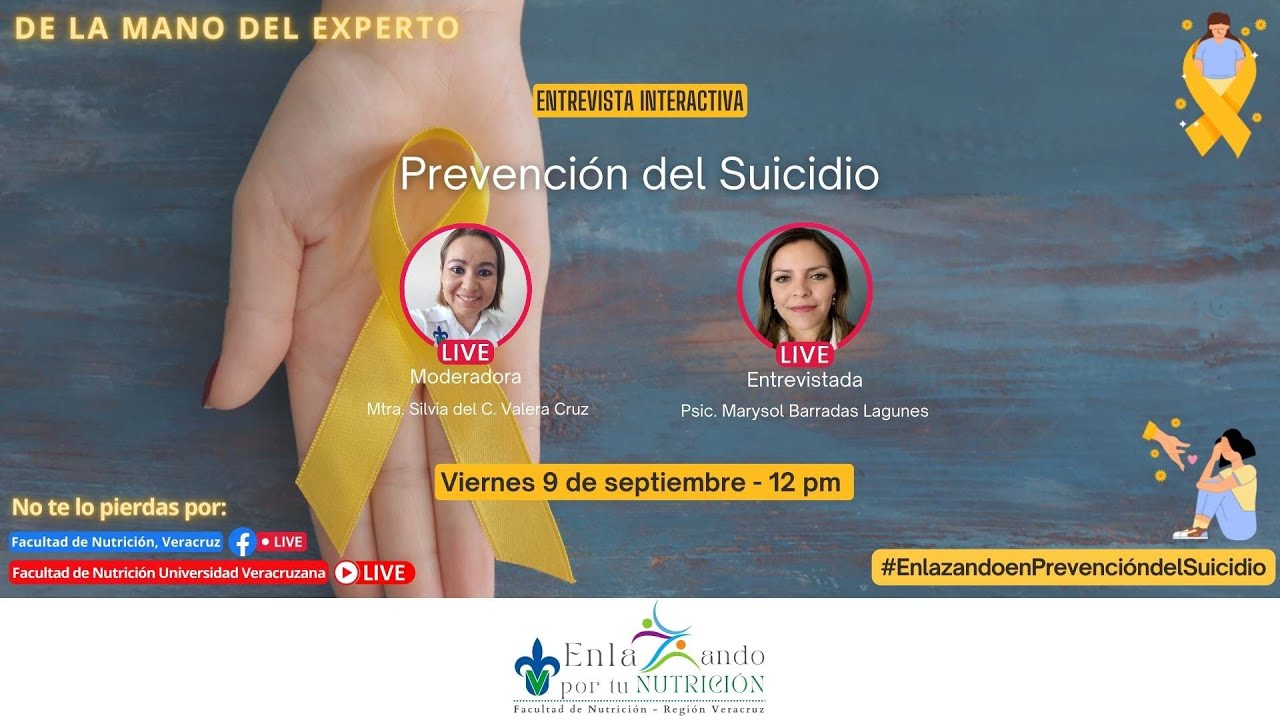 Enlazando por la Prevención del Suicidio - De la mano con expertos