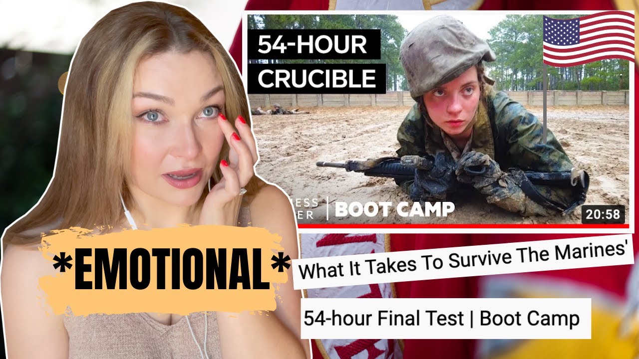 New Zealand Girl Reacts to the US Marines 54 HOUR CRUCIBLE | US MARINES BOOT CAMP 😭