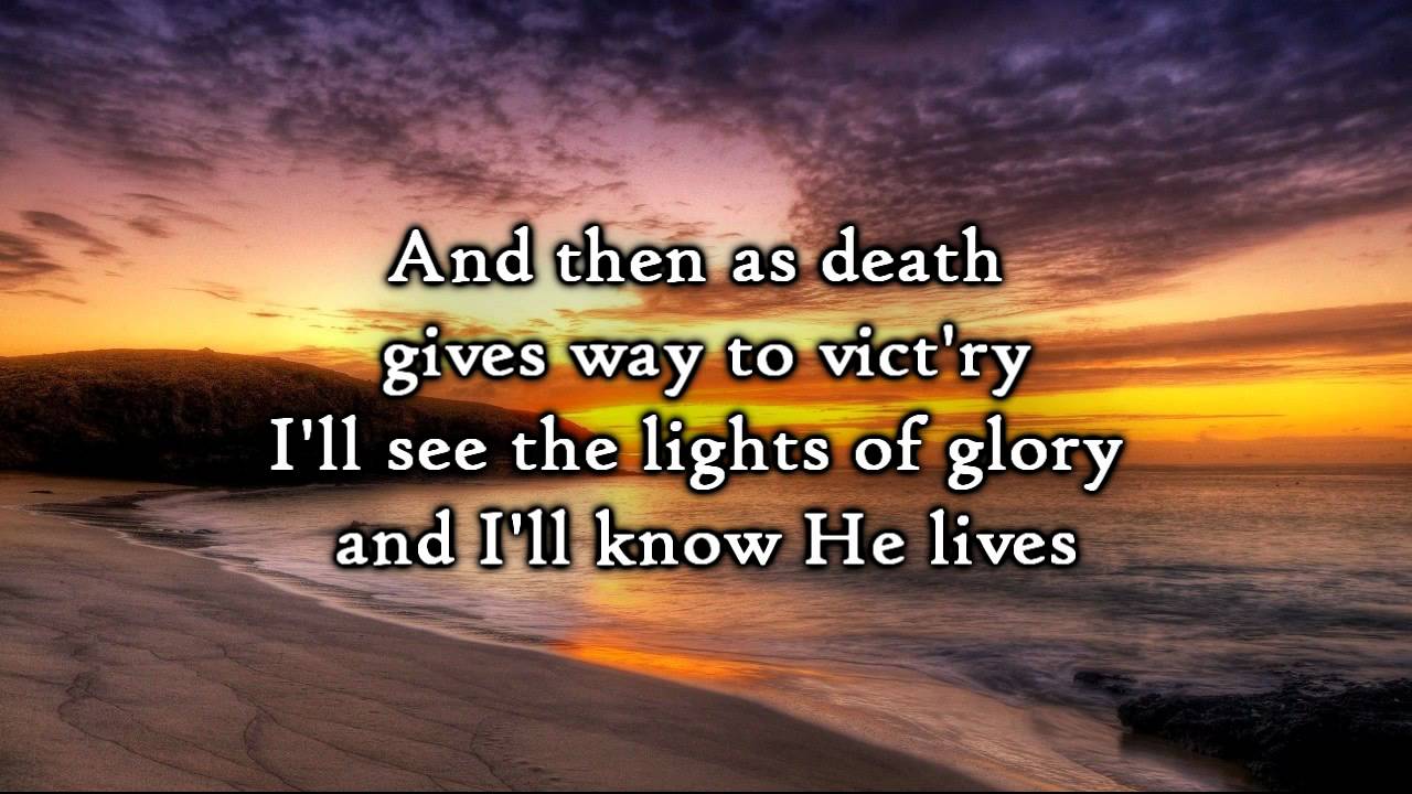David Crowder Band - Because He Lives (Lyrics)