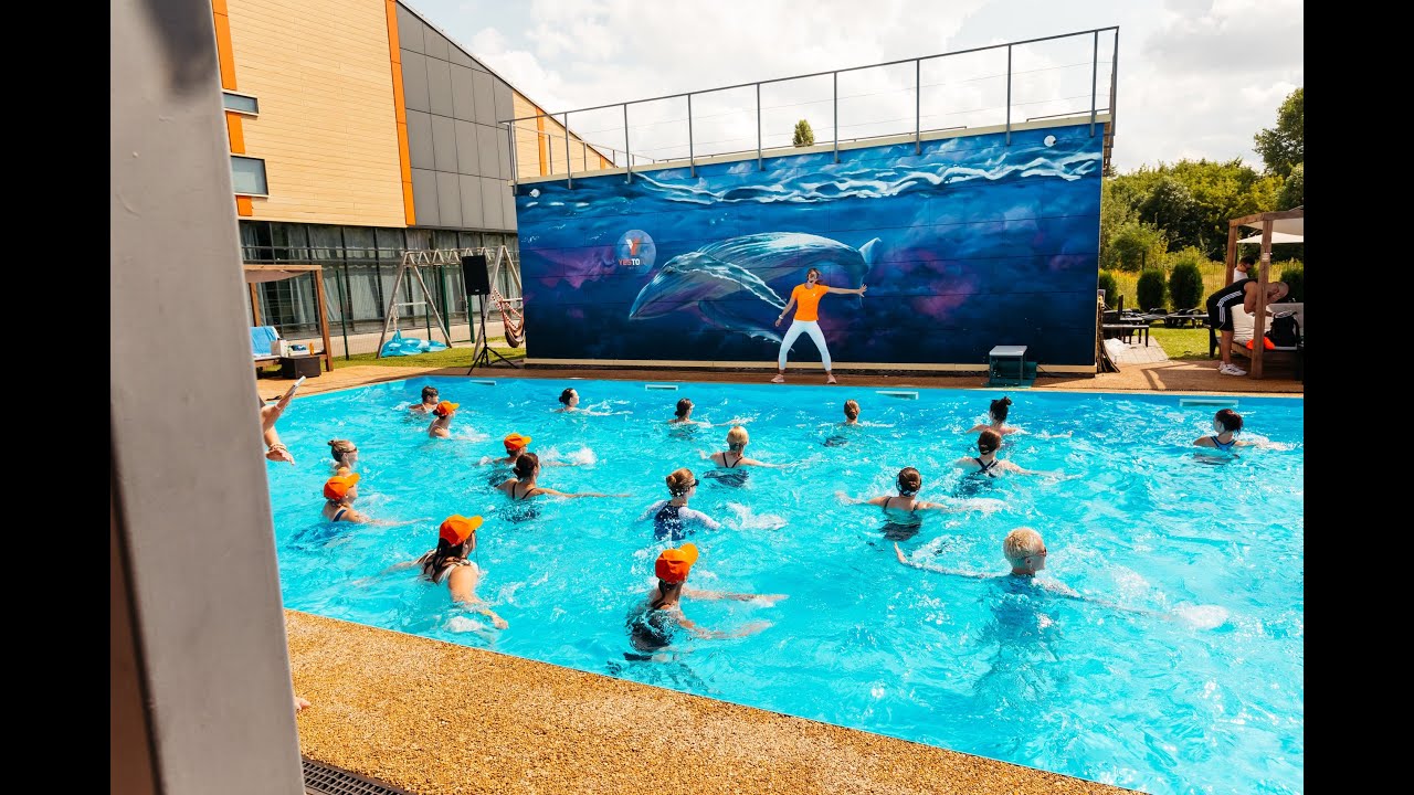 Аквааэробика урок 2024, мелкая вода