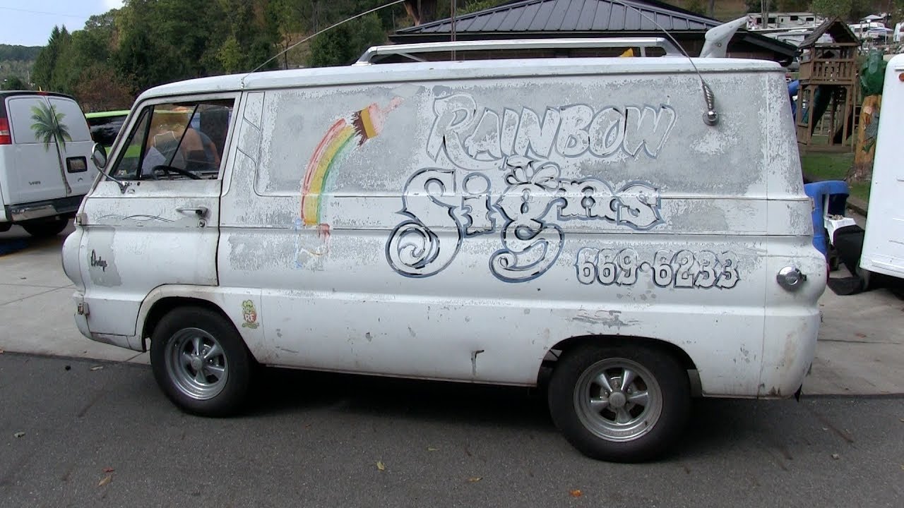 Coop shows us his 1965 Dodge Van originally owned by Ed Roth.