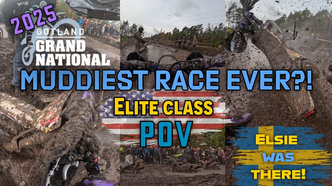 2025 Gotland Grand National POV | Elite Class | Gotland, Sweden | Extreme Mud!