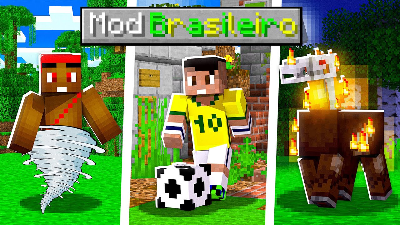 E se o Minecraft fosse no Brasil?! 🇧🇷