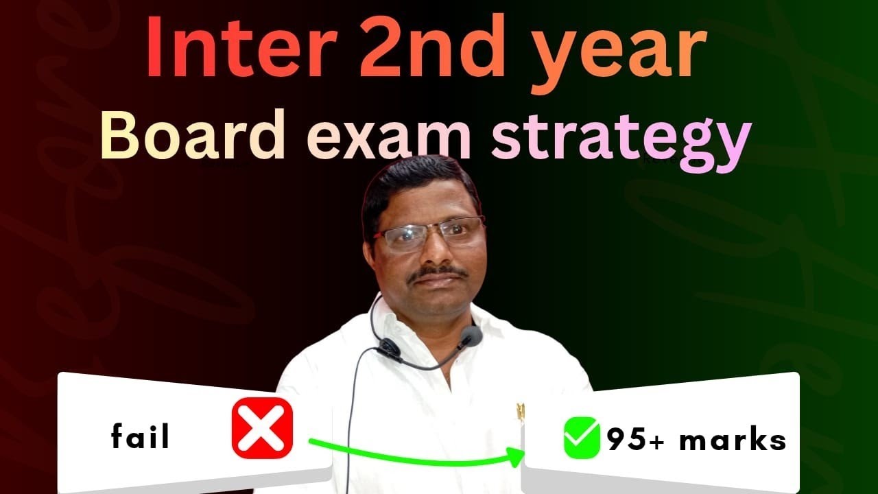 Inter 2nd year board exam strategy to score nic marks in exam!!👈|by Satyam sir