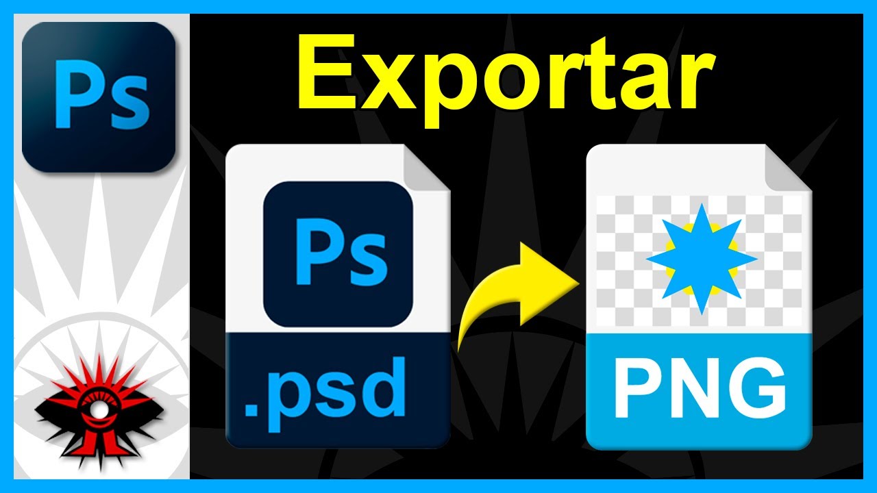 Exportar/Guardar imagen a PNG en Photoshop