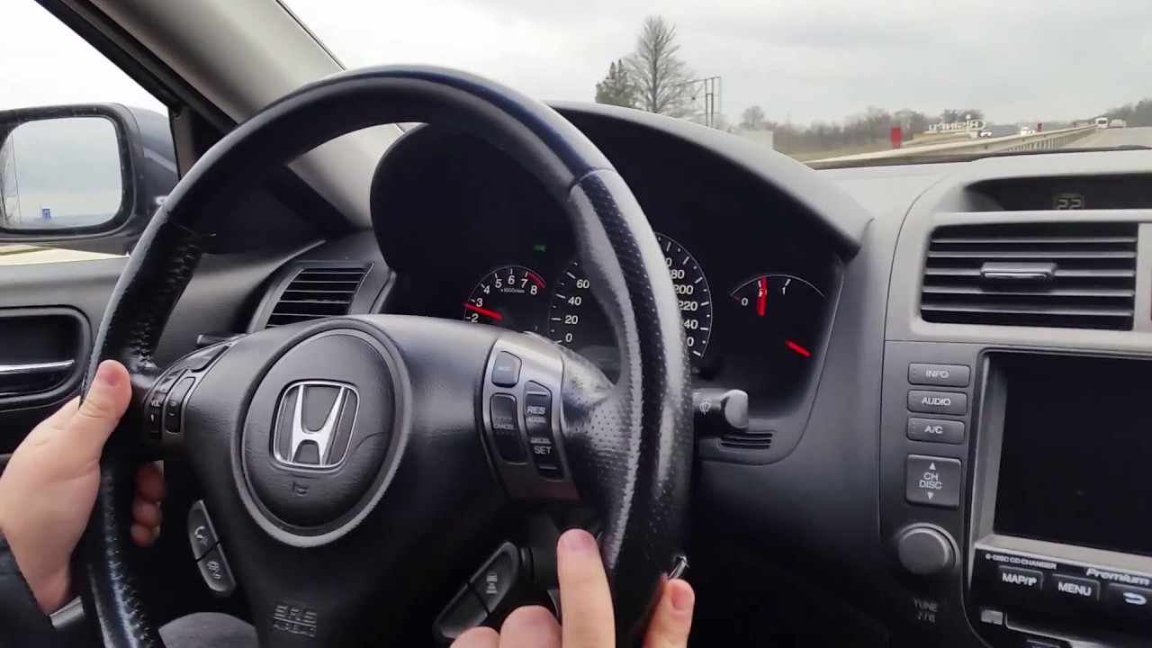 Honda Accord cl 9 - 2007 год. Как работает адаптивный круиз-контроль.