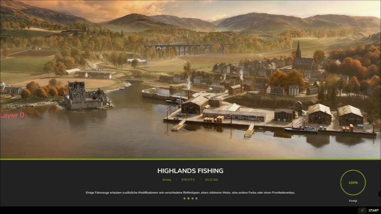 LS 25 Highlands Fishing Map # Die´s & Das