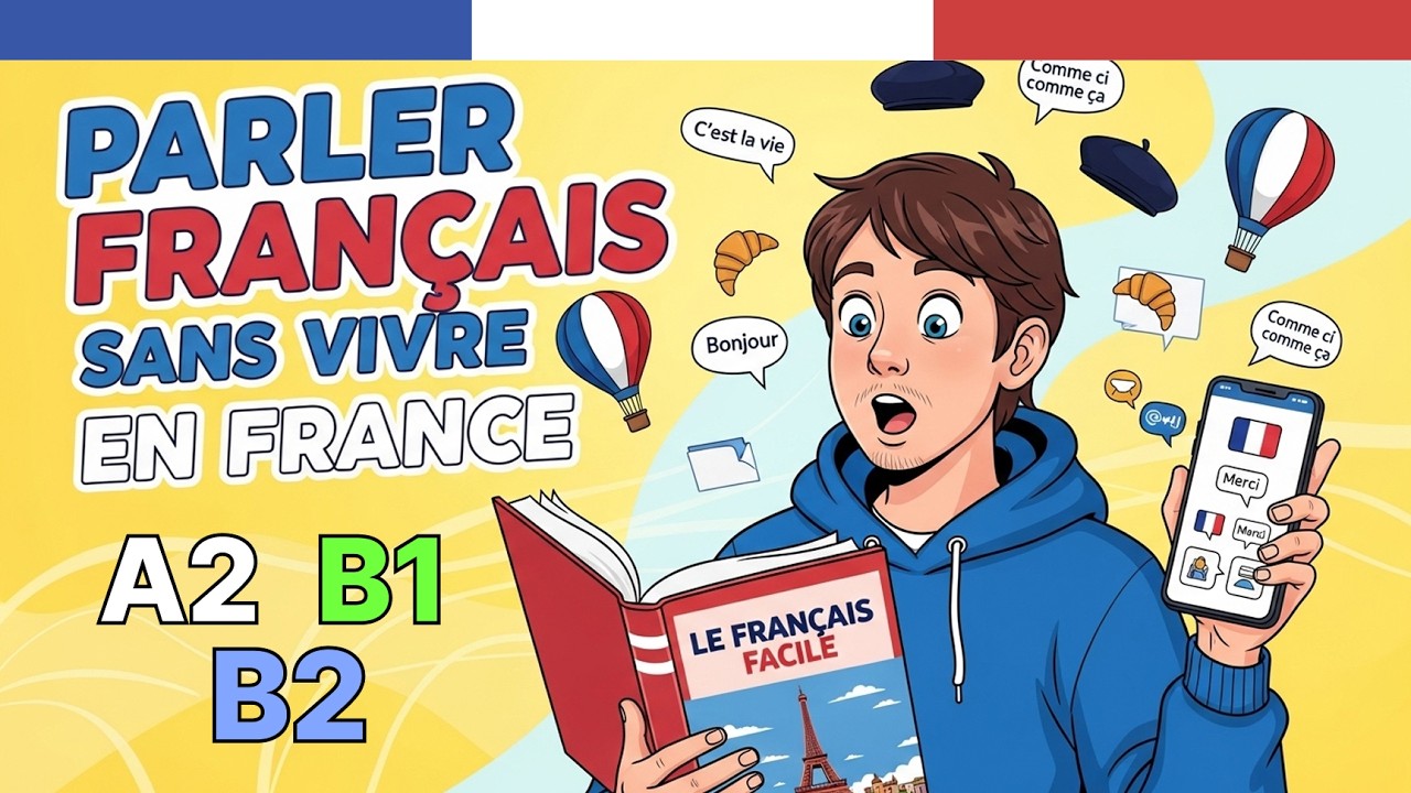 Parler français couramment sans vivre en France | Apprendre le Français B1-B2 Podcast 🇫🇷
