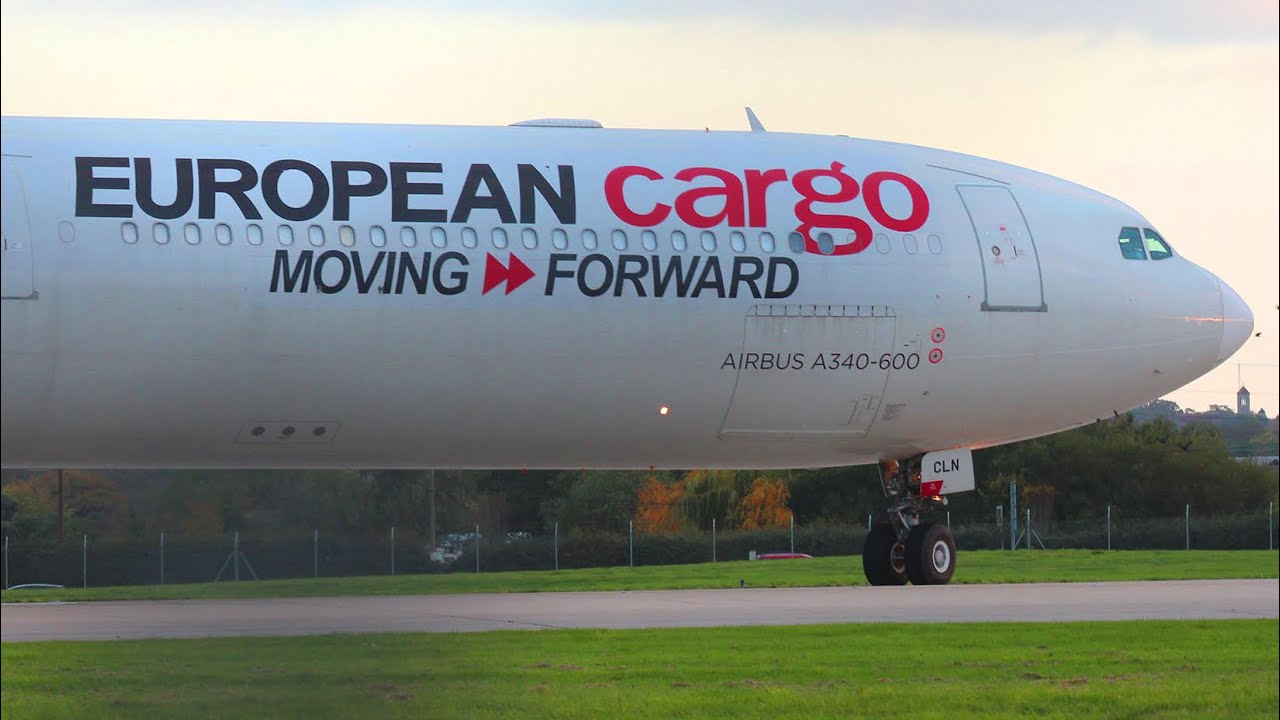 7+ minutes of relaxing A340-600 take off’s and landing’s Bournemouth UK