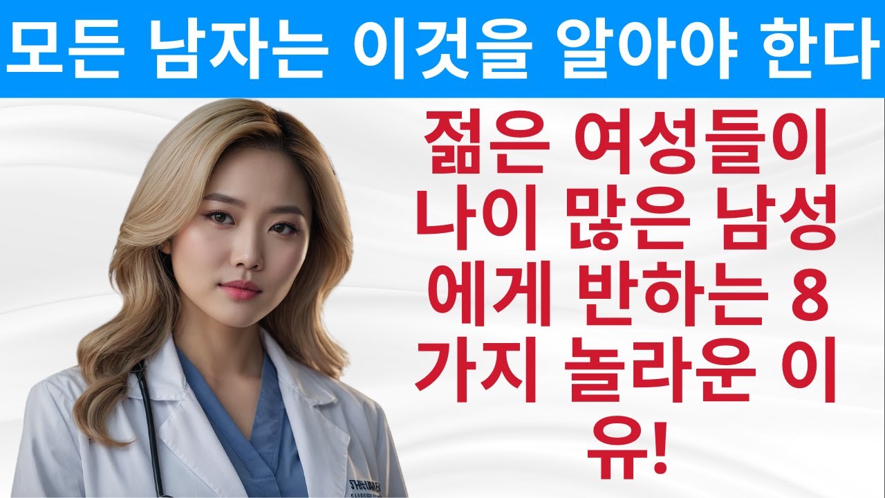 젊은 여성들이 나이 많은 남성에게 반하는 8가지 놀라운 이유!
