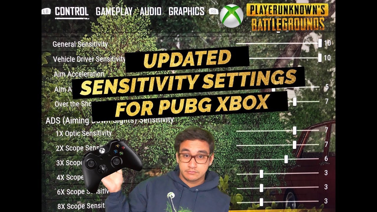 NEW SENSITIVITY SETTINGS! PUBG XBOX