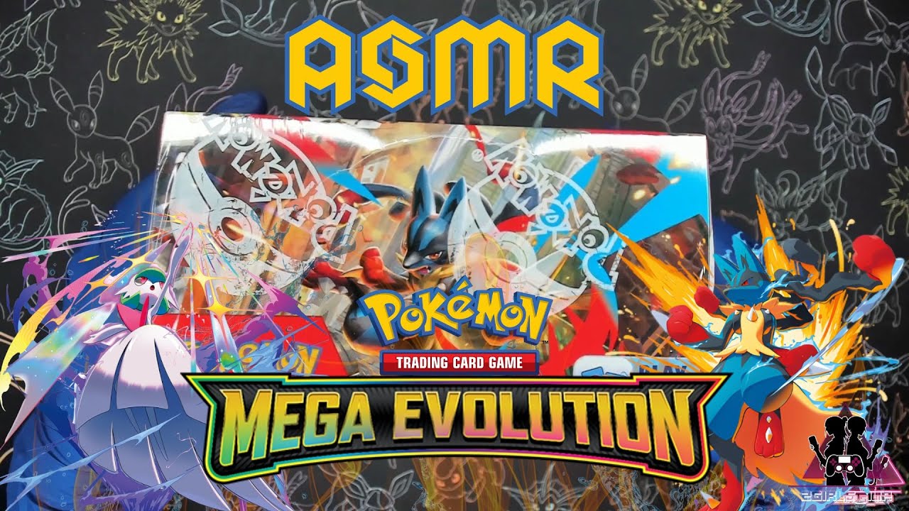 #ASMR | Pokémon Mega Evolution 💎 Улучшенный набор бустеров