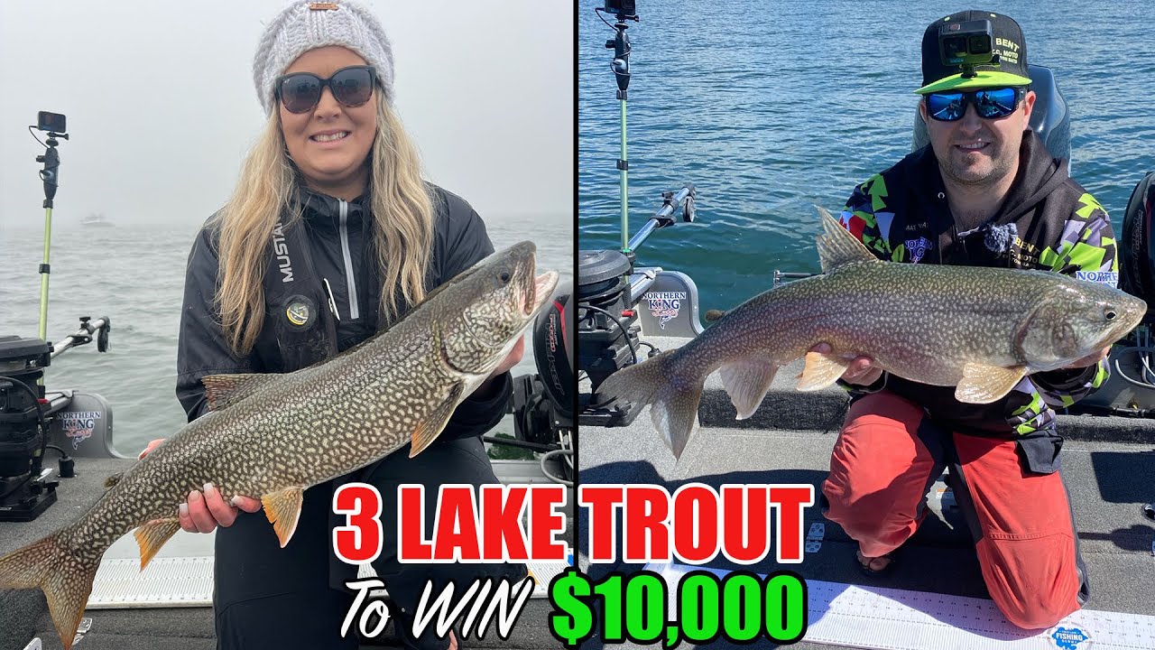 WILL I CATCH 3 BIG LAKE TROUT and Win $10,000 - Cold Lake Fishing Derby 2024