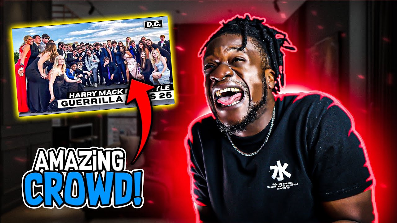 HARRYS BEST CROWD EVER! | Harry Mack's Prom Night in DC | Guerrilla Bars 25 (REACTION)
