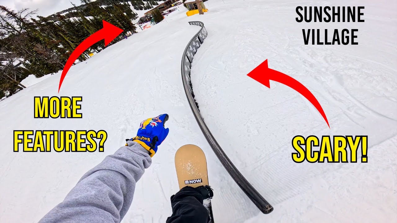 Top to Bottom at Sunshine Village Strawberry Terrain Park! (Banff)