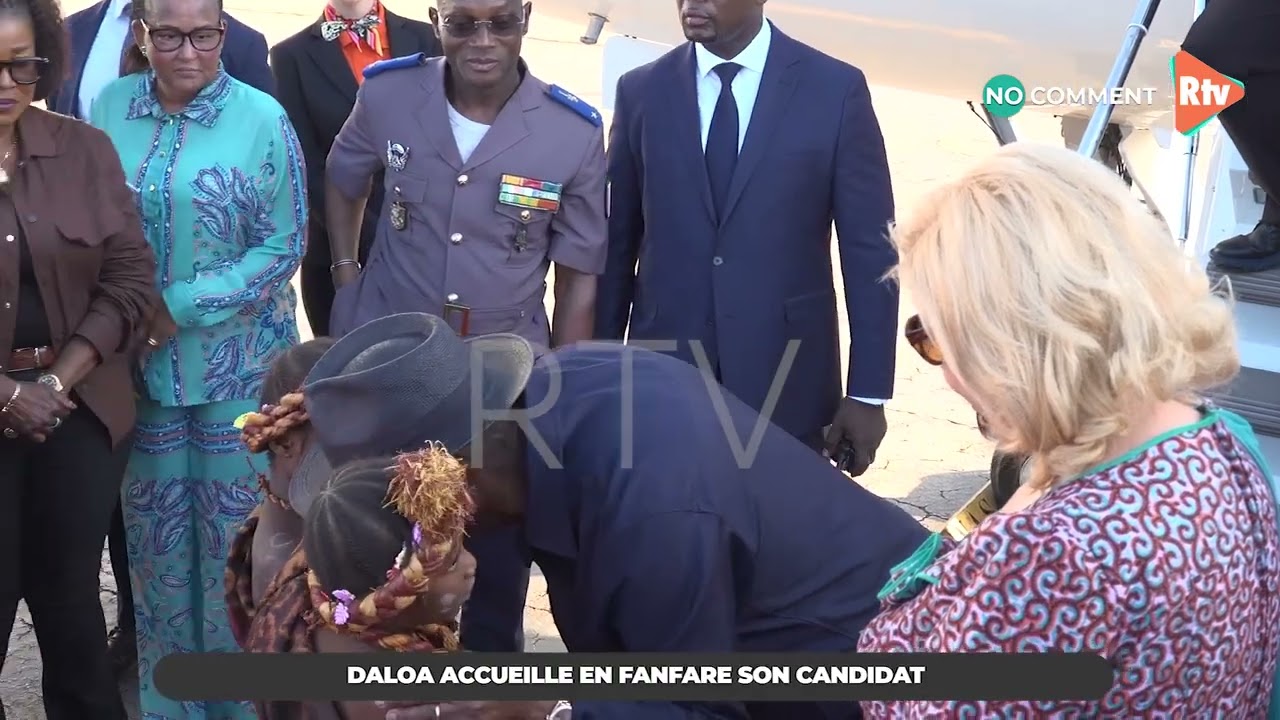 No comment du Pr&eacute;sident &agrave; Daloa #rtv #webtv #rhdp #ado2025