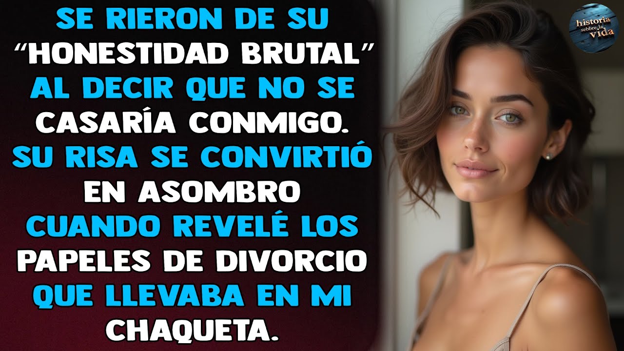 Se rieron de su “honestidad brutal” al decir que no se casaría conmigo. Su risa se convirtió en...