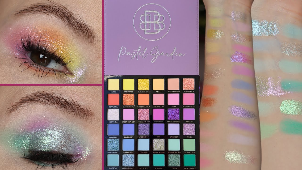 Bella Beaute Bar Pastel Garden Palette | Swatches and 2 Looks