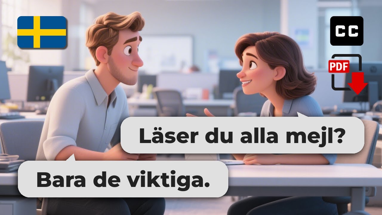 10 Real-Life Swedish Dialogues to Learn Swedish A2 🚀