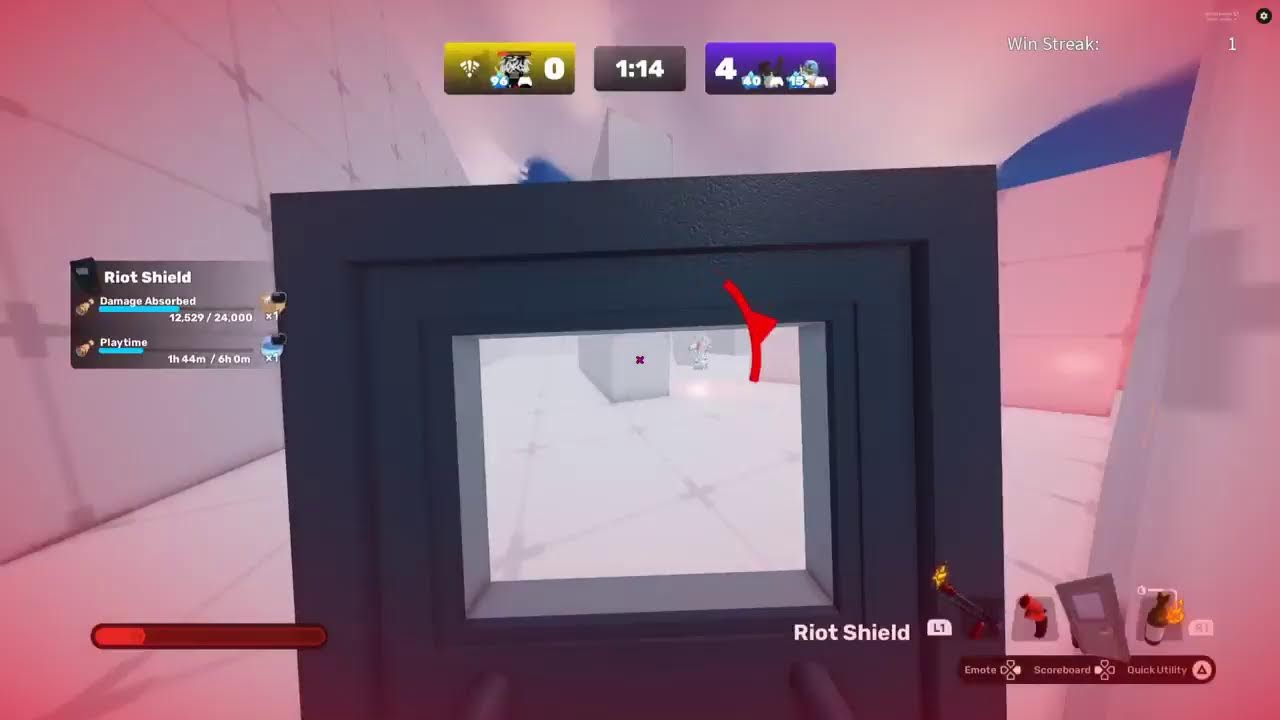Playing Roblox Rivals with my friend.