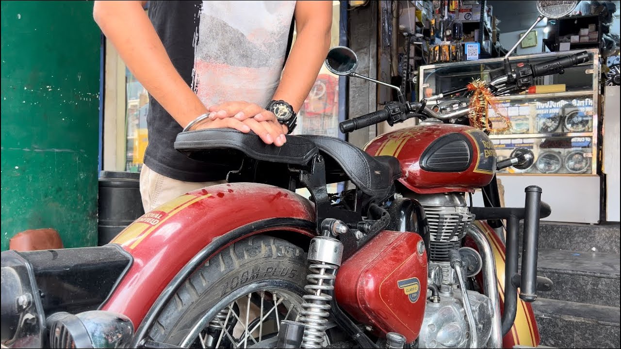 All types of modified seat in Royal Enfield classic || bullet || foldable seat || cruising seats