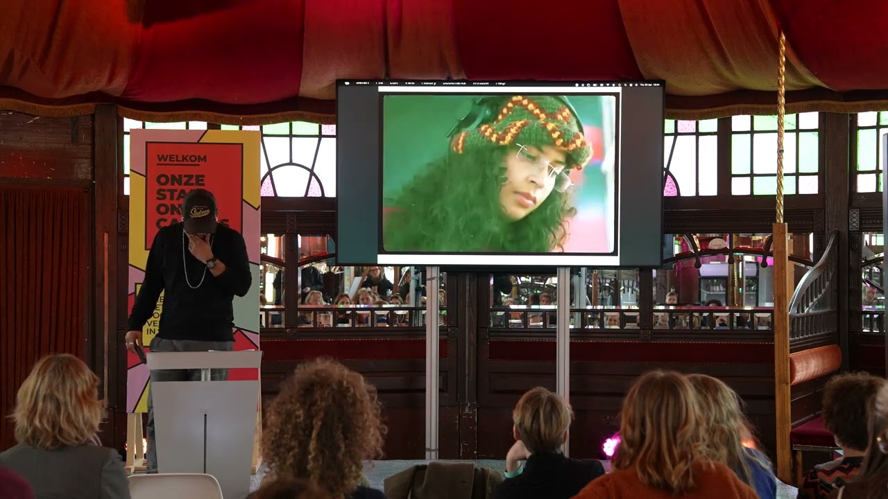 Raymond Ramdihal op Onze stad, ons canvas 2023