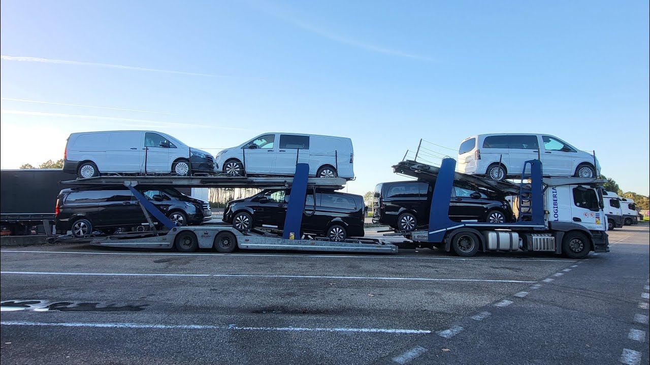 ‼️ Обзор:  Идеальная загрузка 6 бусиков на установку LOHR.  Loading correctly 6 busses 🚌  FRANCE 🇫🇷