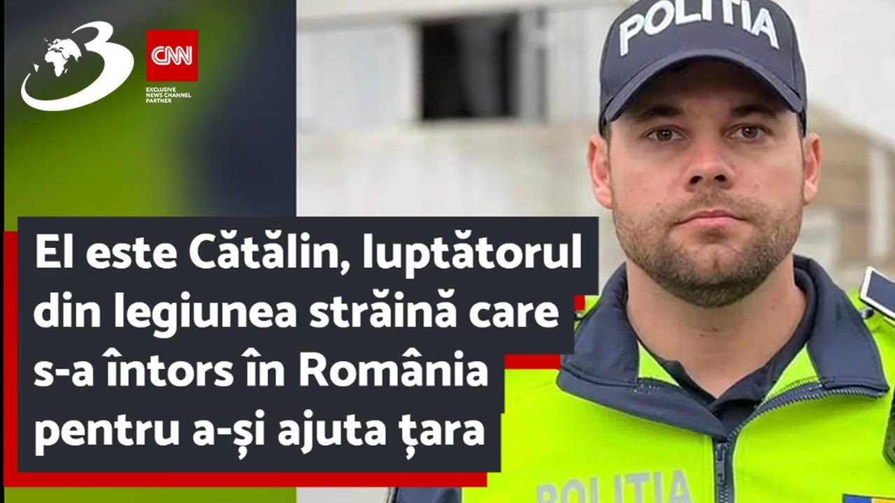 El este Cătălin, luptătorul din legiunea străină care s-a &icirc;ntors &icirc;n Rom&acirc;nia pentru a-și ajuta țara