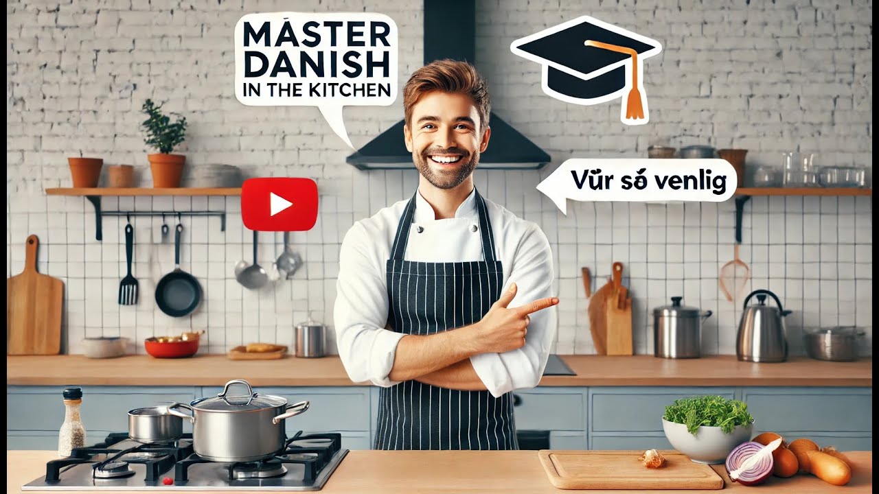100 Danish Phrases Every Kitchen Worker Must Know | Speak Danish in Any Restaurant Job Part 1
