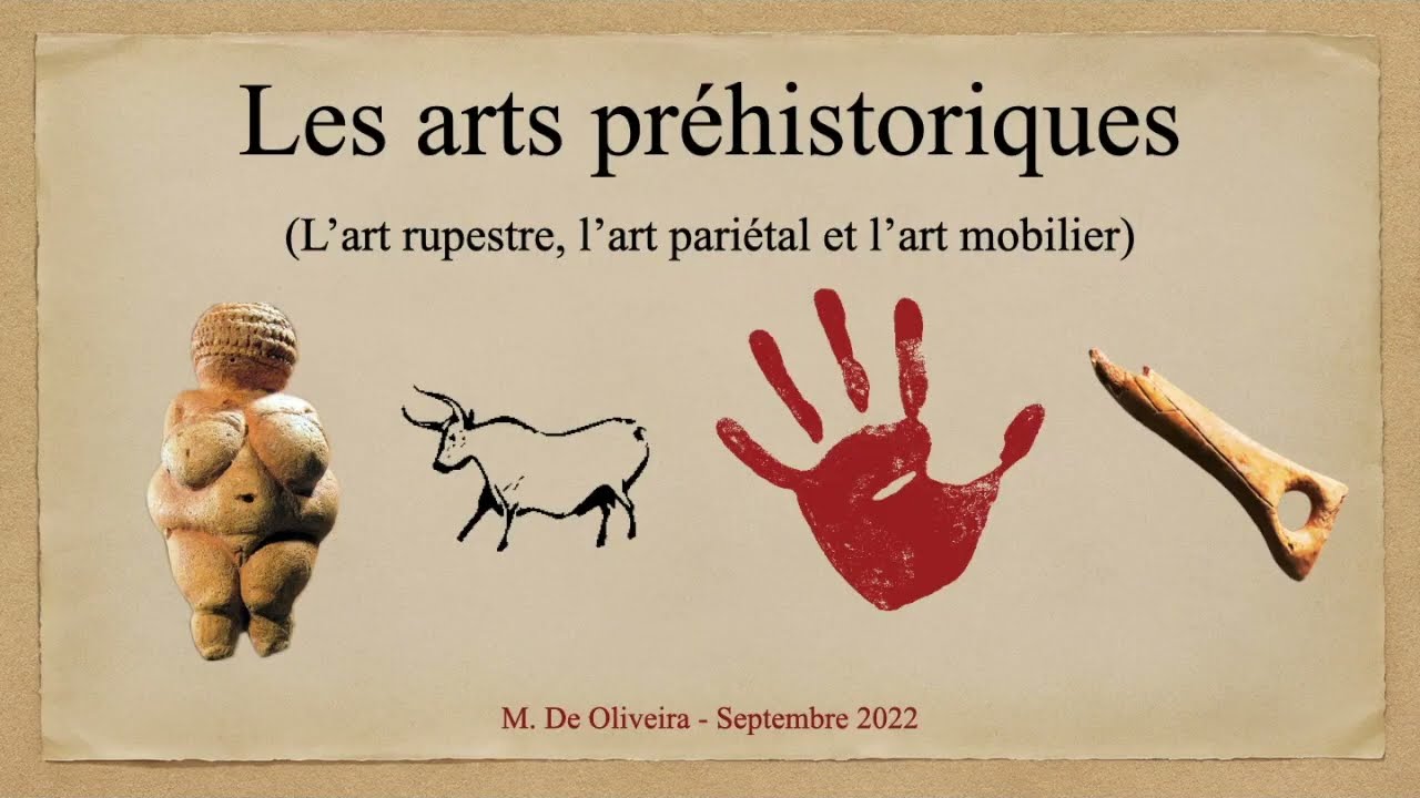 Les arts pr&eacute;historiques (Art rupestre, art pari&eacute;tal et art mobilier)