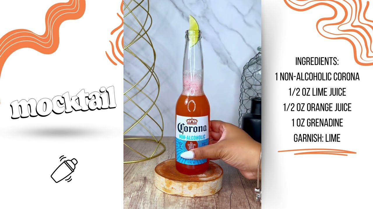 Non-Alcoholic Corona Sunrise ✨🍻