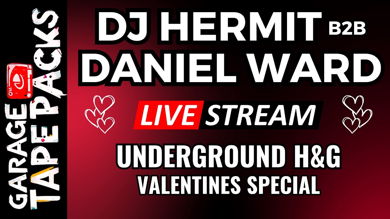 🔴 DJ Hermit b2b Daniel Ward Live - Valentines Special | Underground House & UK Garage Set | 2026