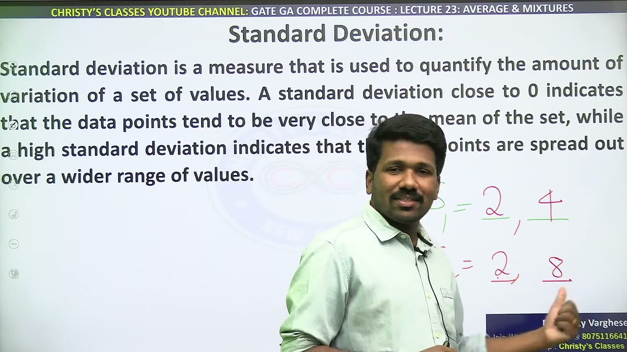 #23 | Average & Mixtures | General Aptitude | COMPLETE COURSE GATE 2024 | Christy Varghese