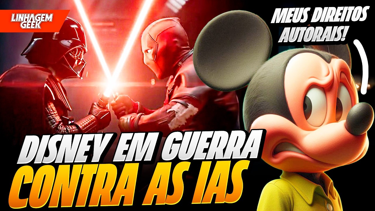 DISNEY EM PÂNICO! A BRIGA CONTRA A SEEDANCE E A INTELIGÊNCIA ARTIFICIAL 