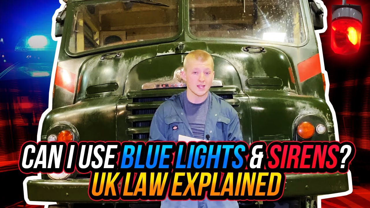 Can I Use Blue Lights & Sirens? - UK Law Explained