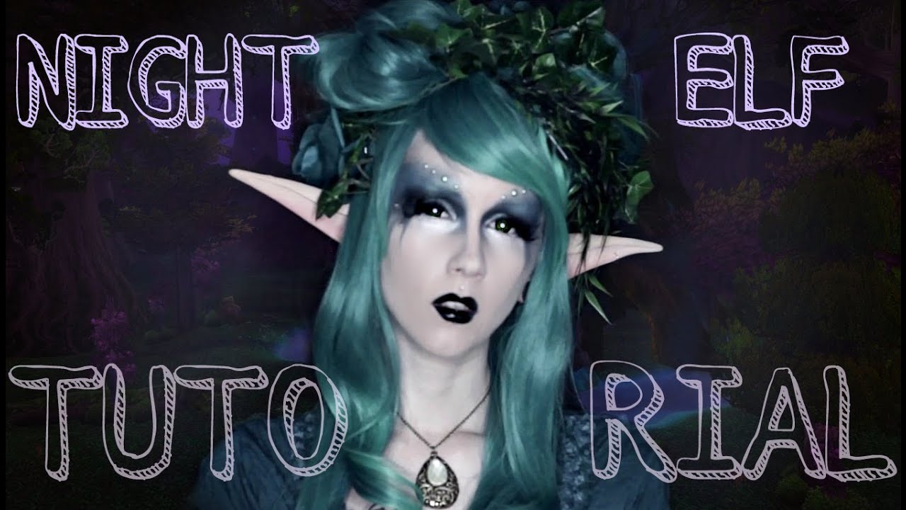 Nightelf - Make Up & Hairstyling of abhair's Gradient Green Wig