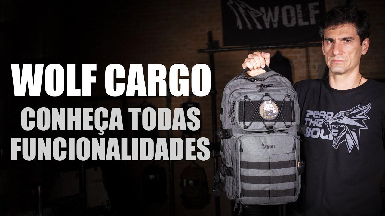 Como organizar equipamentos na sua Mochila Wolf Cargo. Conheça todas funcionalidades.