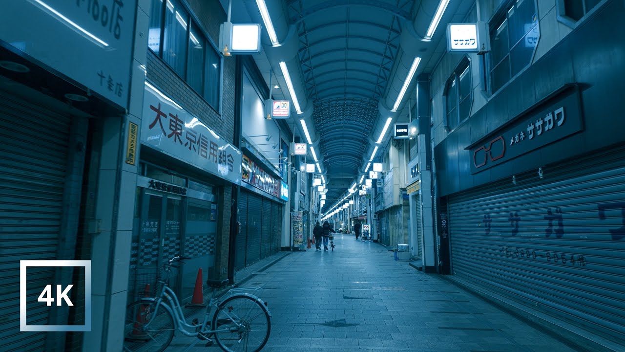 4K HDR｜Night walk from Higashi-Jujo to Akabane