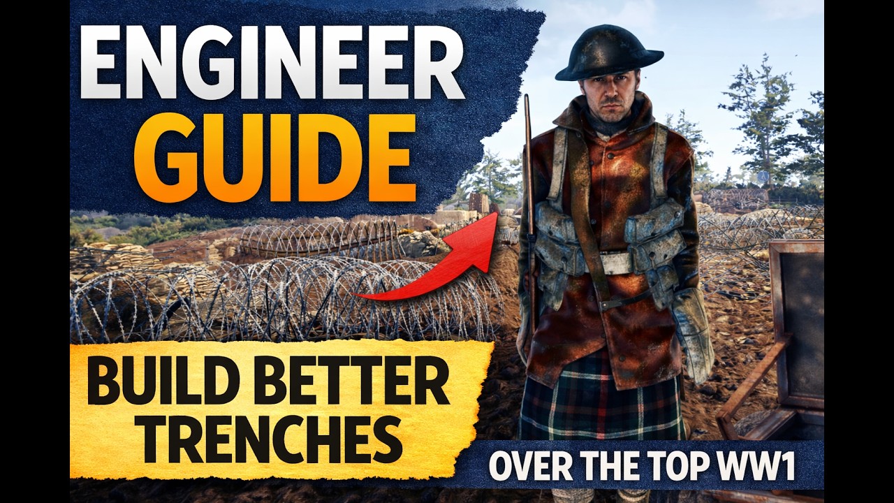 Over The Top WW1 Engineer Guide &ndash; Trenches, Bases, Controls & Strategy