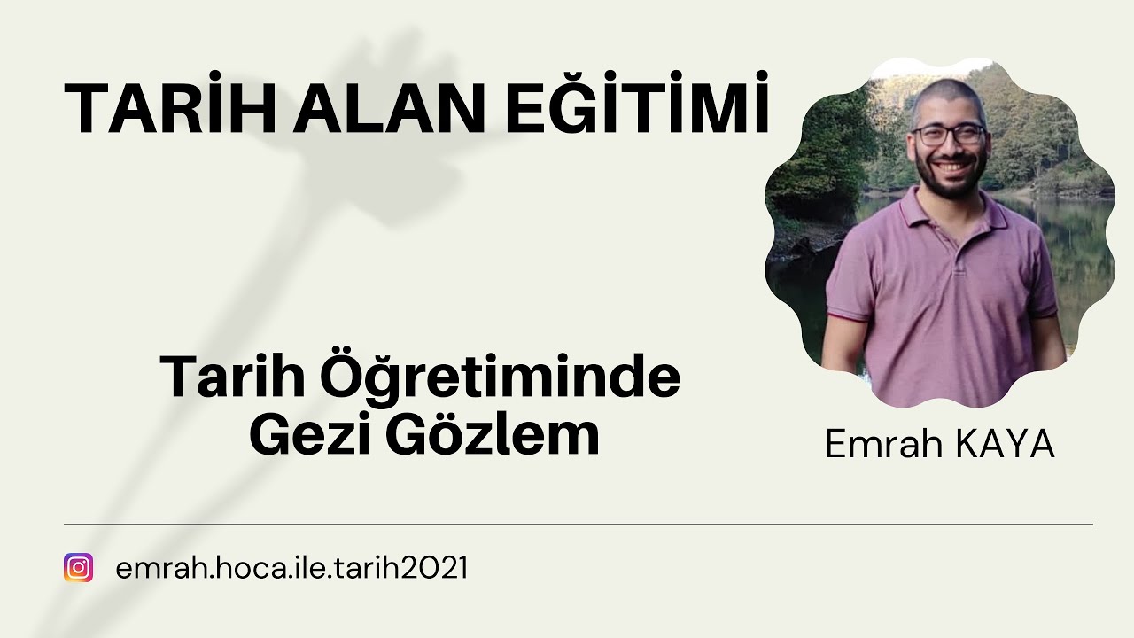 35. Tarih Öğretiminde Gezi Gözlem