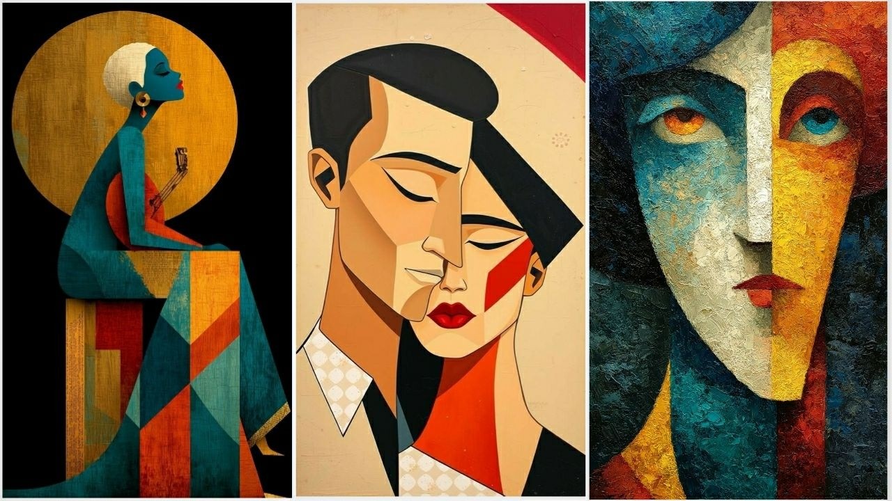 Abstract & Colorful Wall Art 🎨 | Inspiring Creative Ideas for Art Lovers