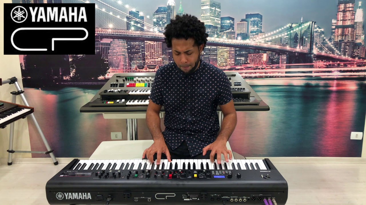 YAMAHA CP73 , DEMO NA CLASSIC KEYBOARDS , COM HERBERT MEDEIROS