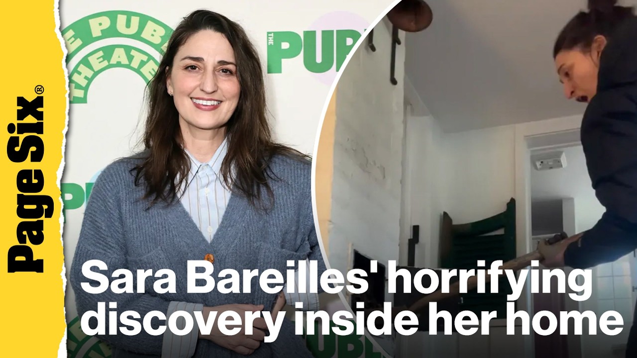 Sara Bareilles makes horrifying discovery behind unopened door inside her home