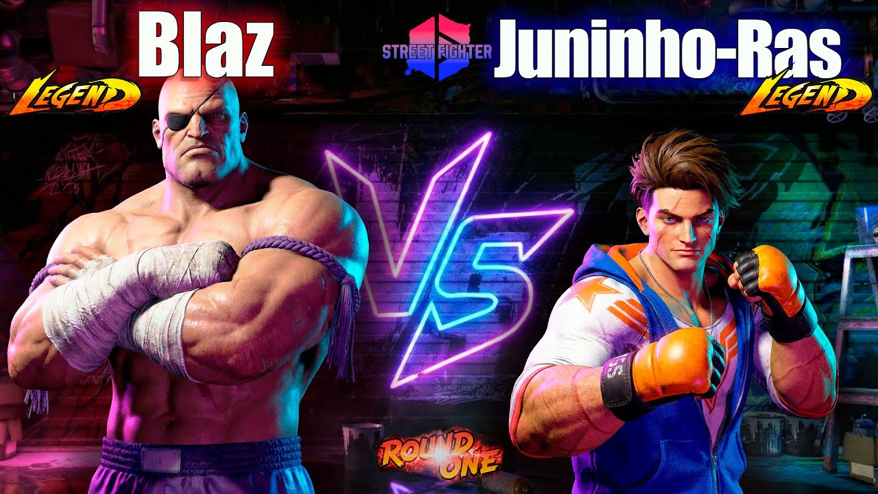 SF6 ▰ Blaz (SAGAT) vs Juninho-Ras (LUKE) ▰ High Level Ranked Replay
